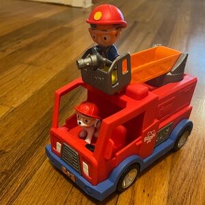 Blippi 10” fire truck with sounds